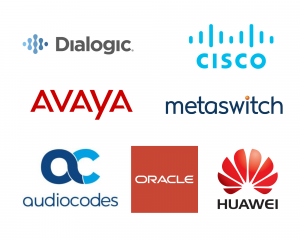 Cisco Avaya Audiocodes Dialogic Huawei Oracle Metaswitch